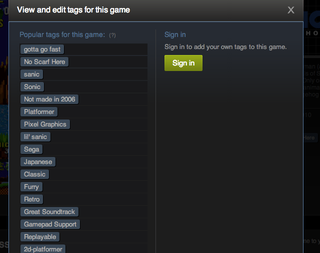 Illustration for article titled The First Day of Steam Tags Is Both Funny and Sad